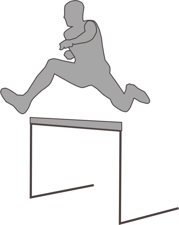 hurdles clipart