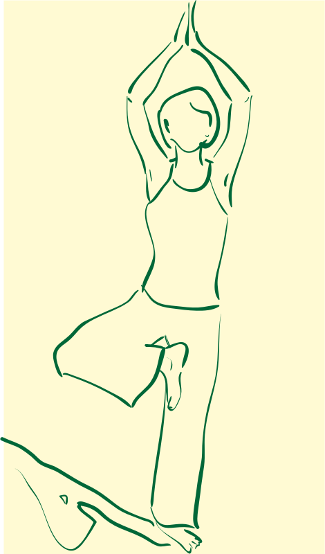 yoga tree pose