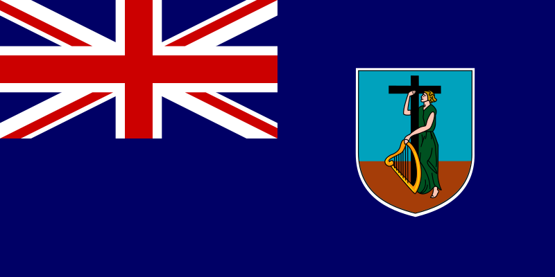 Flag of Montserrat - United Kingdom