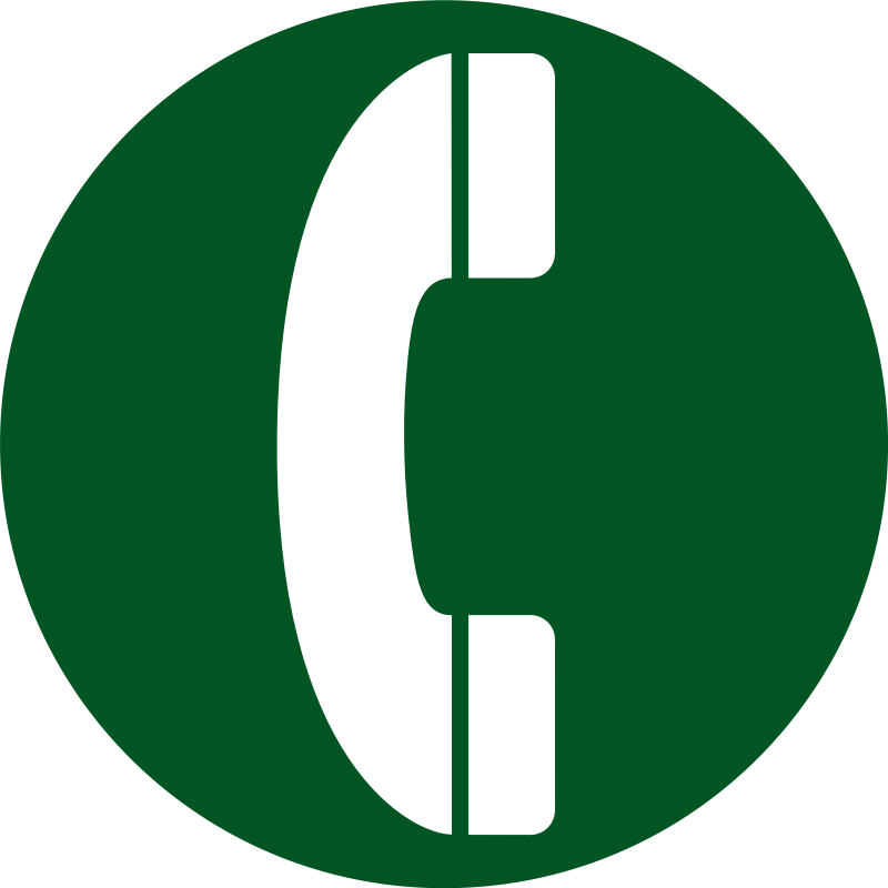 aiga telephone bg green