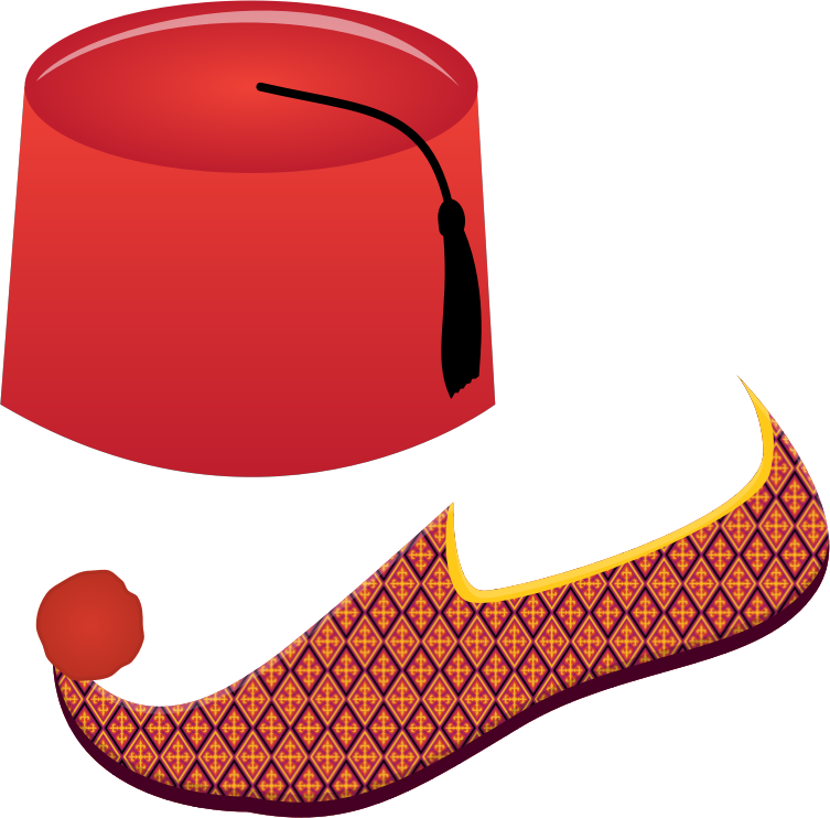 Fez and Turkish Shoe