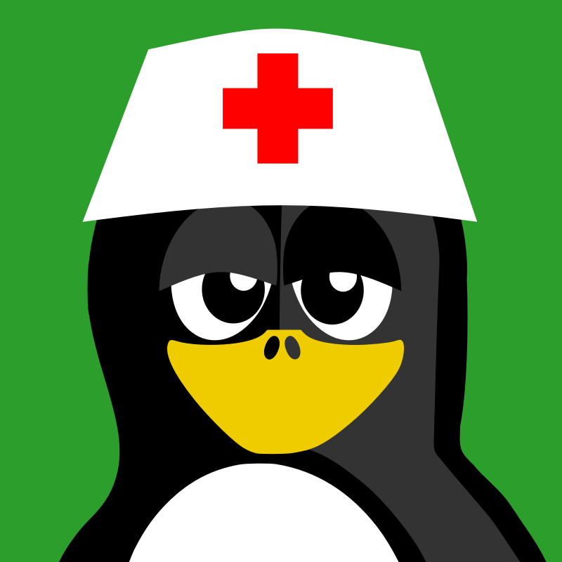 Nurse Penguin - Openclipart