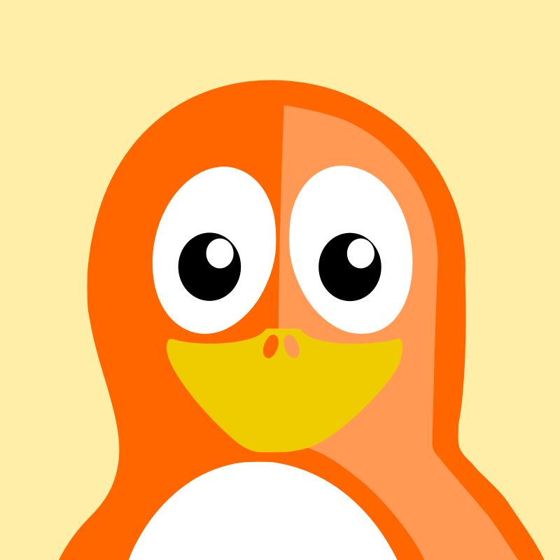 Orange Penguin