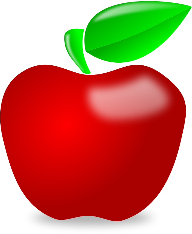 Glossy apple