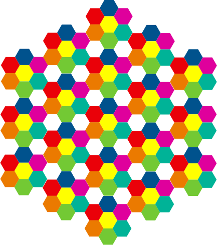 Hexagonal aiflowers 6