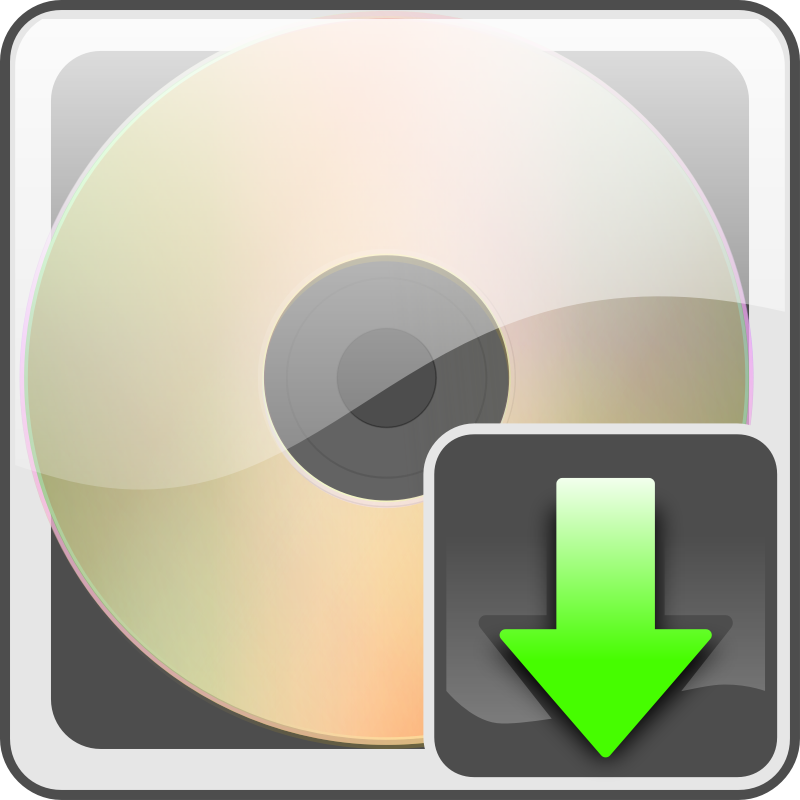 download button with cd