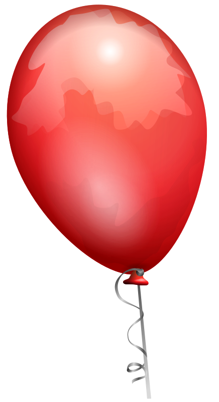 Red balloon - Openclipart