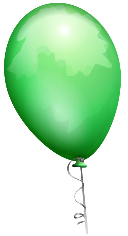 Green balloon