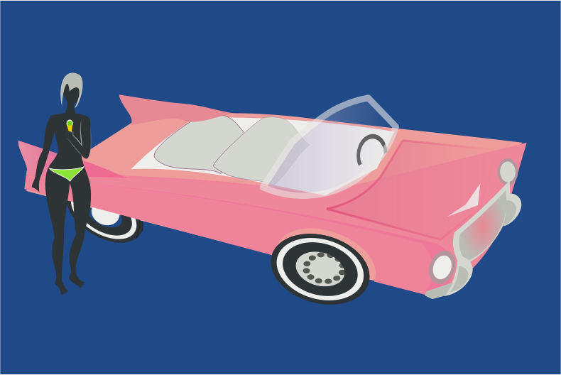 pink cadillac