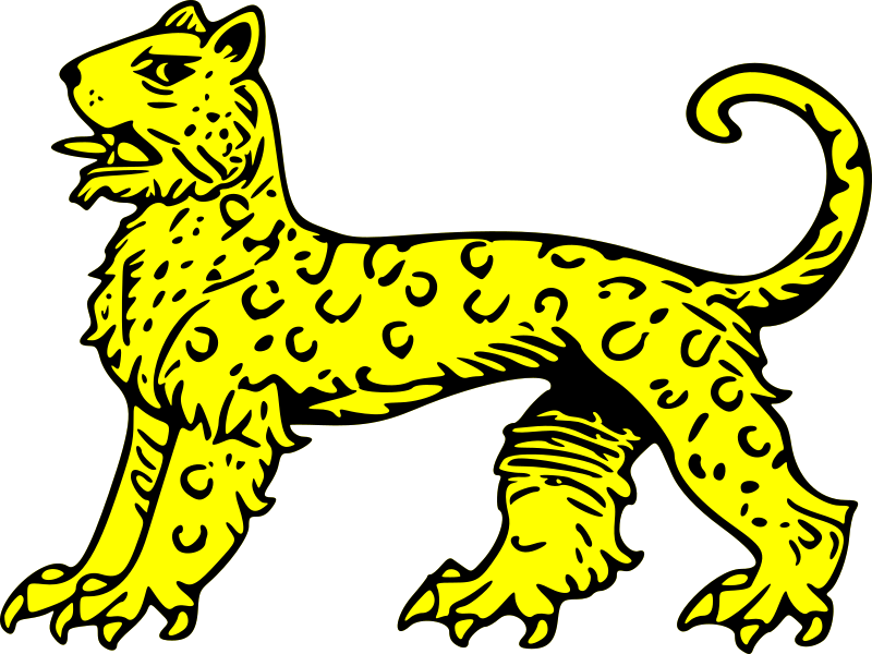 leopard passant