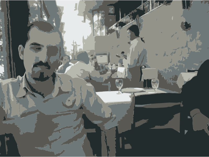 Bassel Chillin at Hillside Restaurant