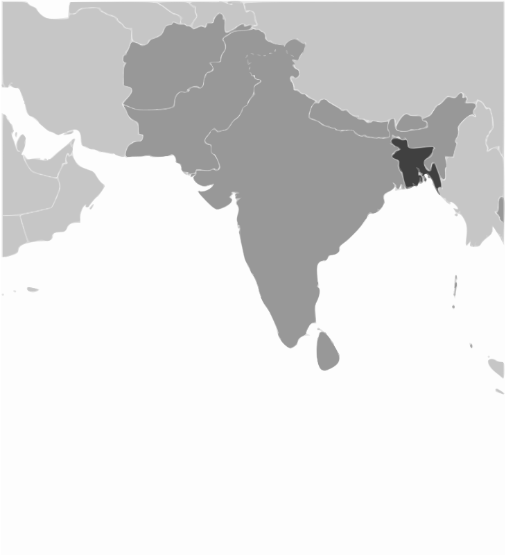 Bangladesh location