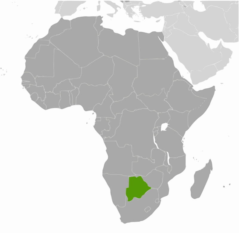 Botswana location