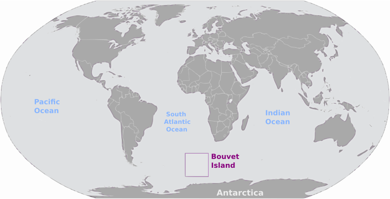 Bouvet Island location label