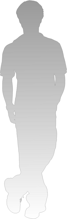 outline of a person standing