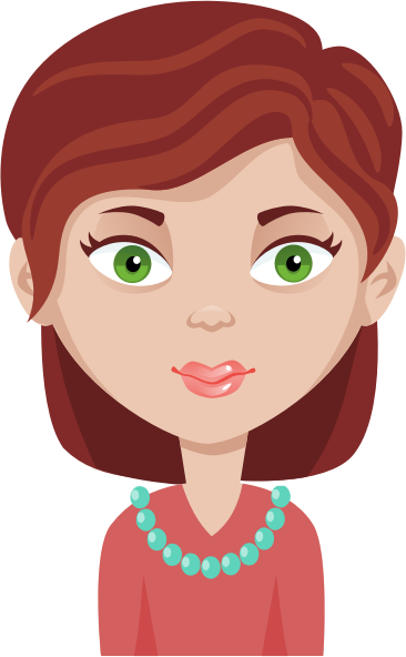 Female cartoon avatar