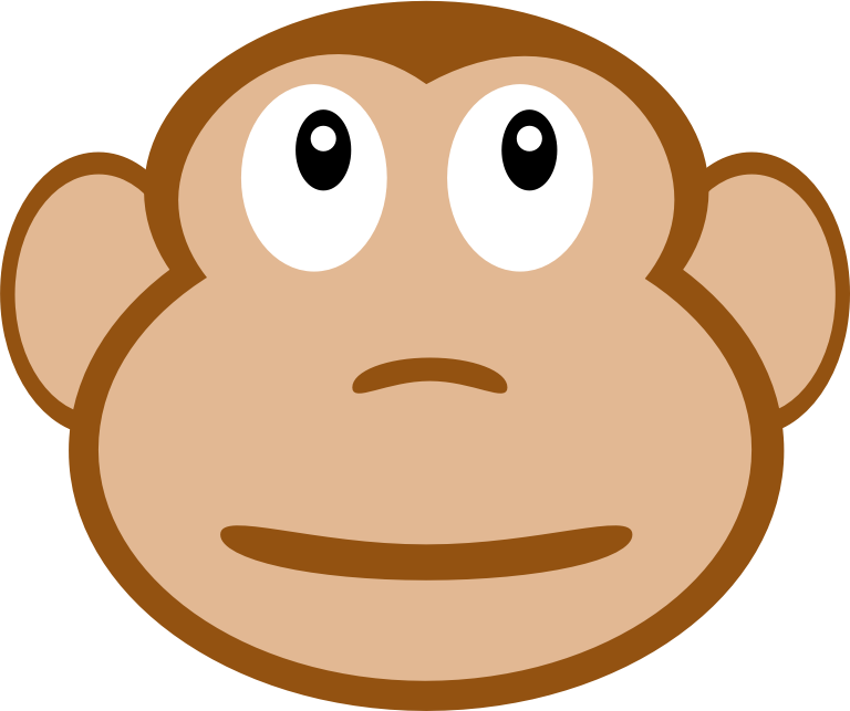 Fwd: Monkey Face - Openclipart