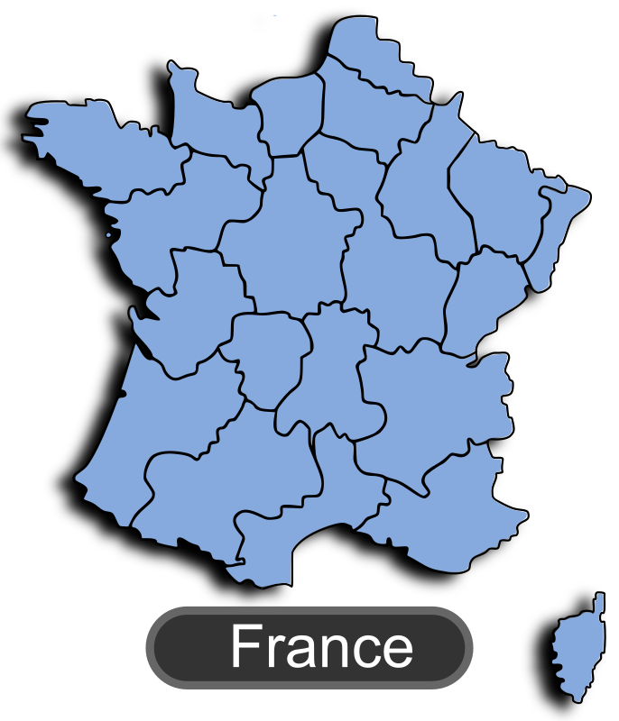 Map of France 1