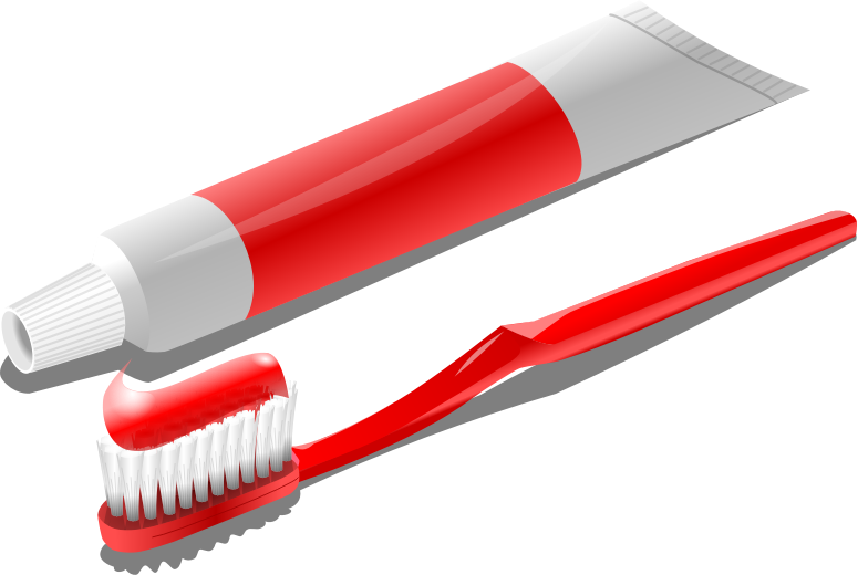 Toothbrush And Toothpaste