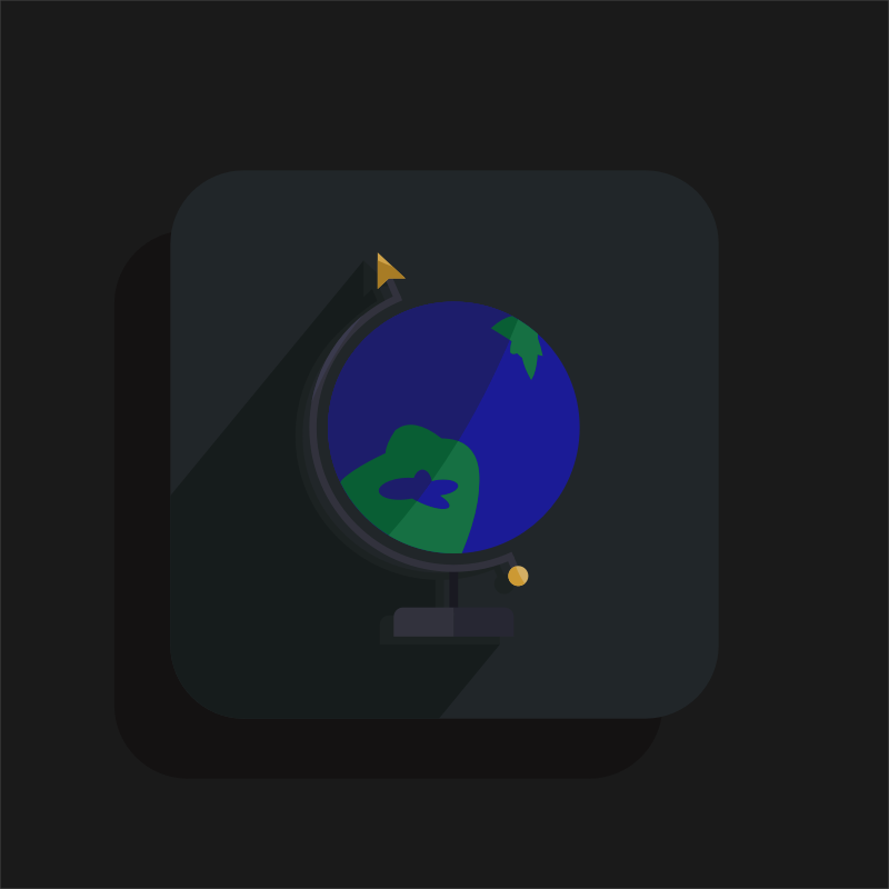 Inaccurate Globe Icon