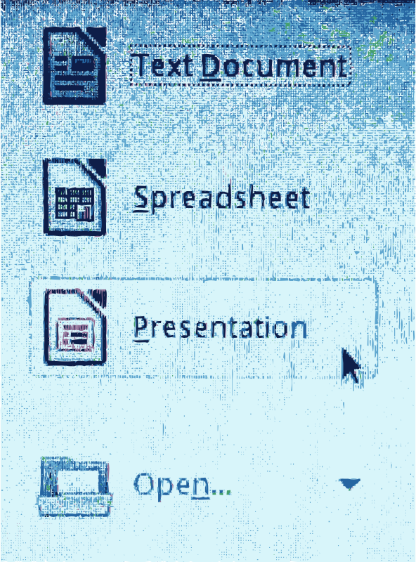 New libreoffice presentation template