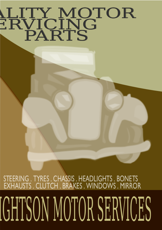 Vintage Car Poster 2