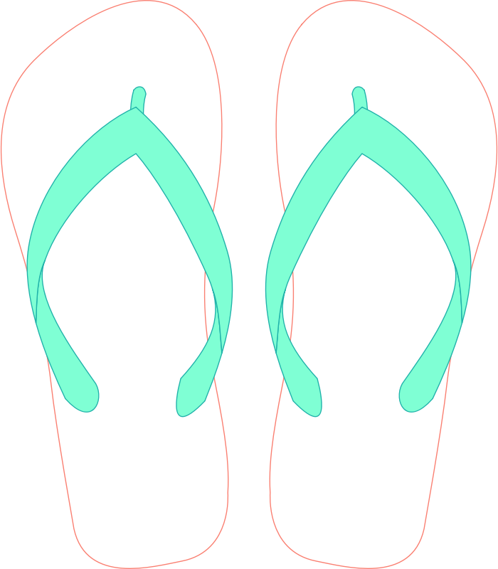 Flipflops 28 - Openclipart