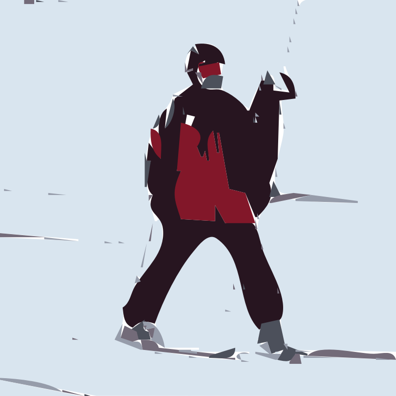 skiing