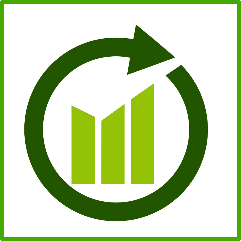 eco green growth icon
