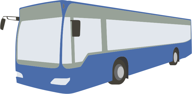 Blue bus