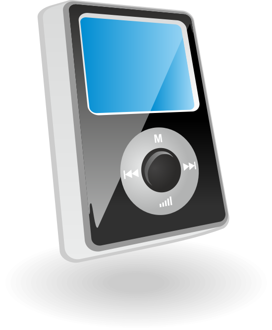 mp3 player vector