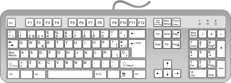 Spanish keyboard