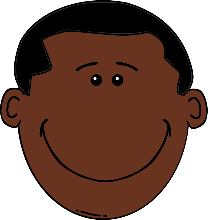 black man clip art