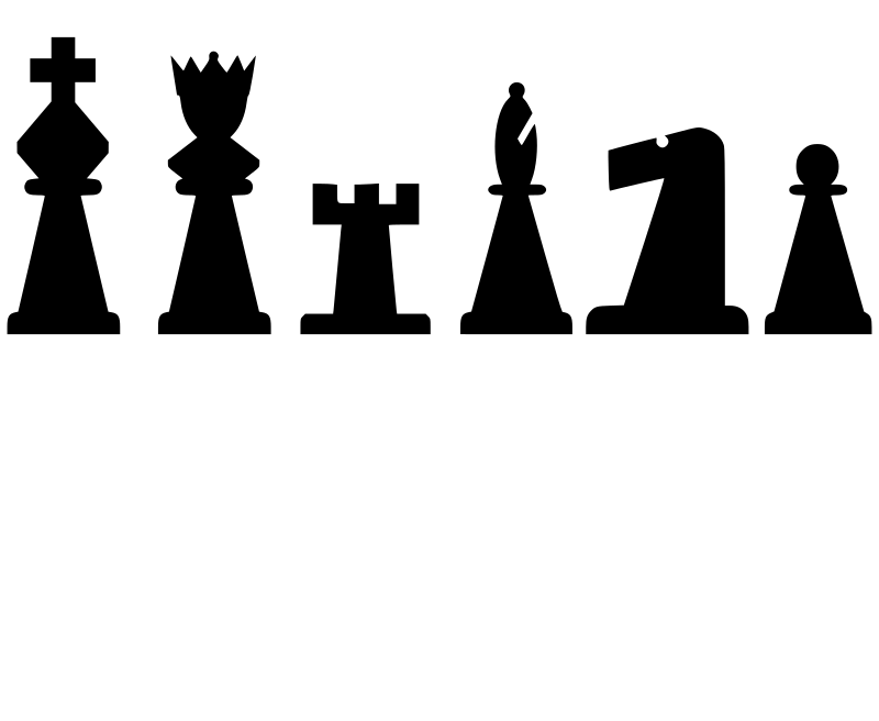 2D Chess set - Pieces 3