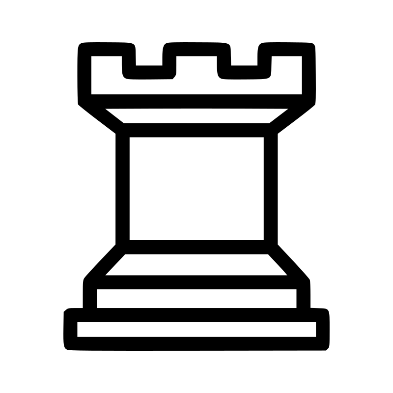 Chess tile - Rook 3