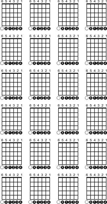 guitar chord sheet