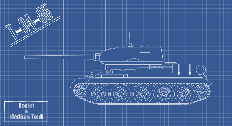 T-34-85 tank