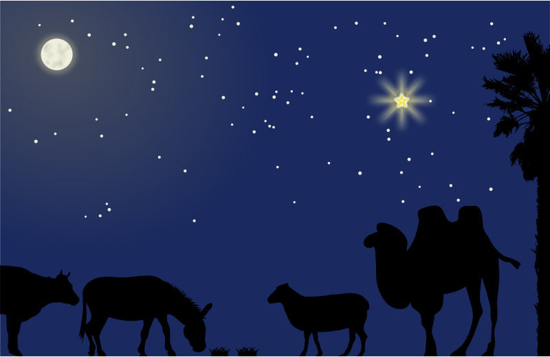 christmas manger background