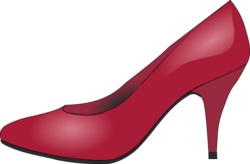 red shoe