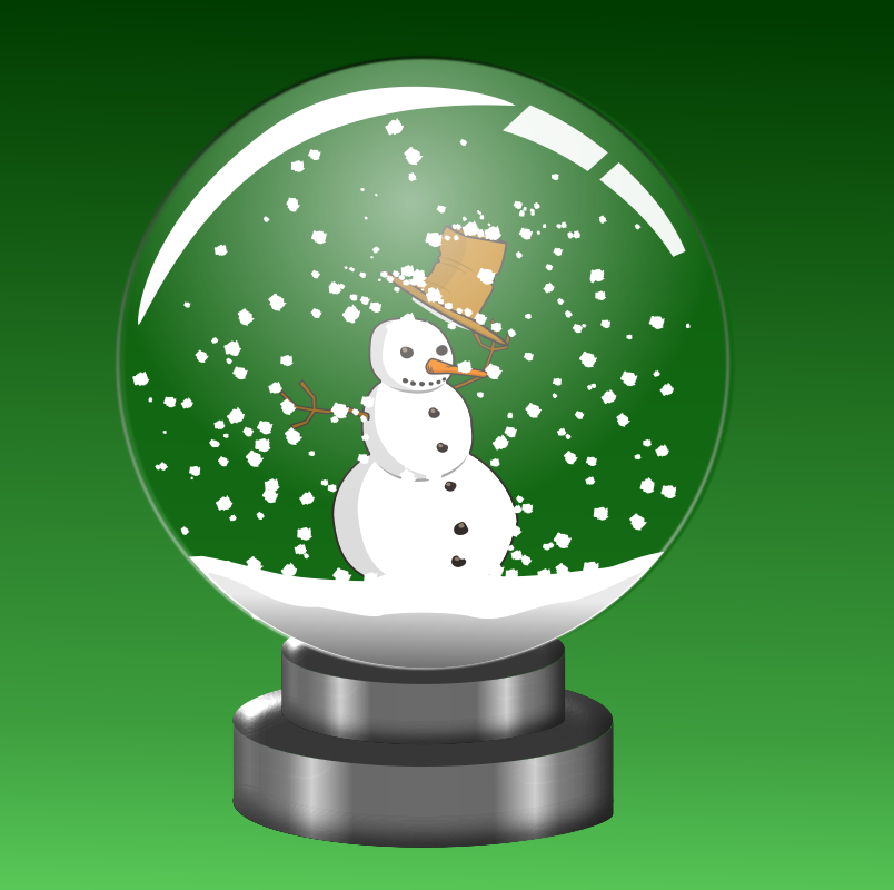 Snow Globe Snowman