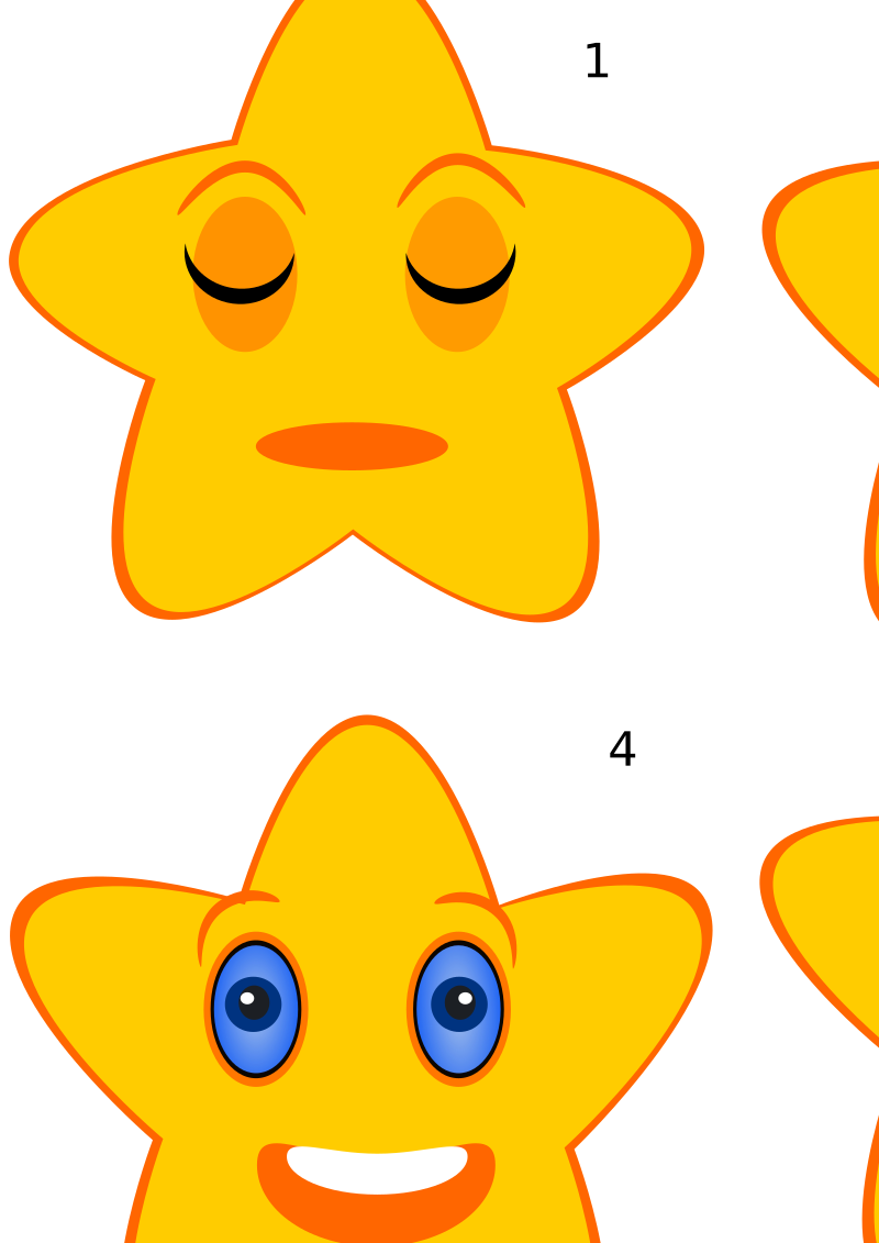 Animated Sleeping Star