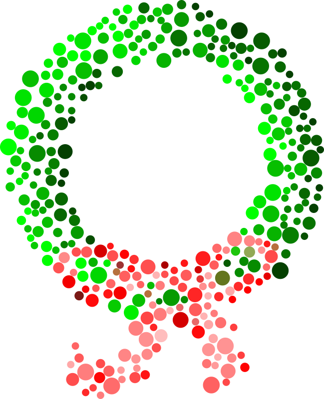 Dot Wreath