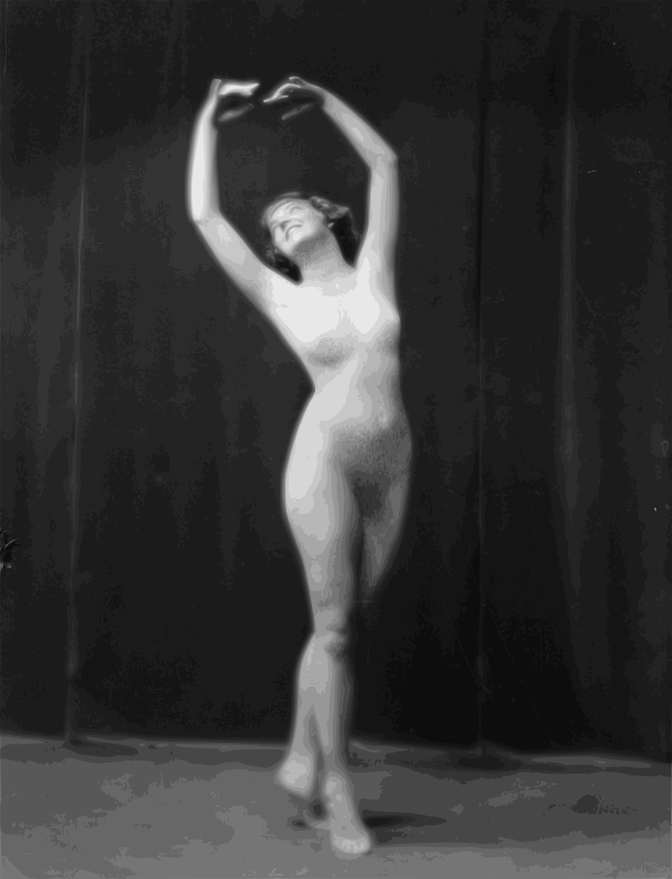 Nude Dancer Lady - 1917