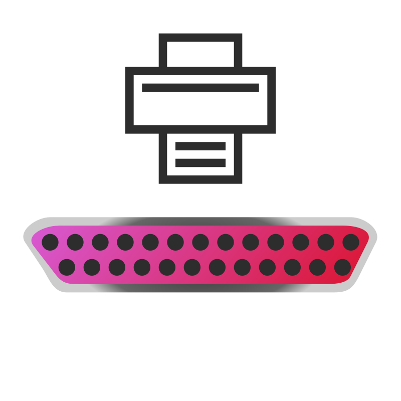 Parallel port icon