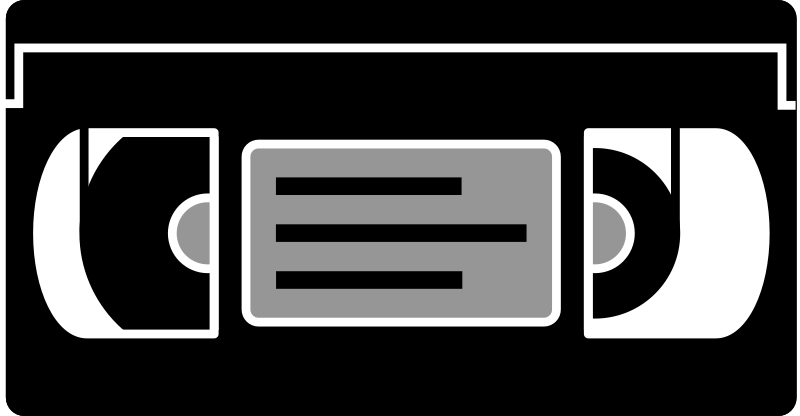 simple VHS tape - Openclipart