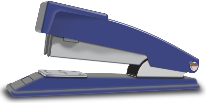 stapler top view