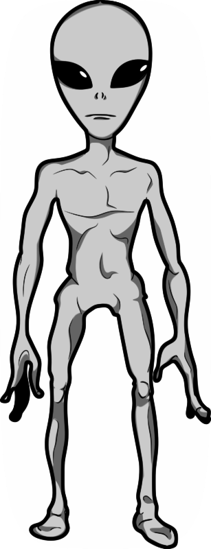 Grey Alien Humanoid