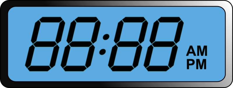 Digital LCD Clock