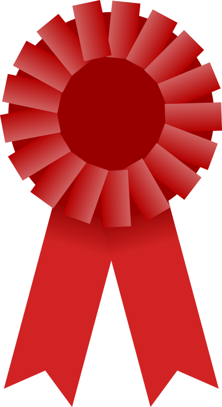 Award Ribbon -- Red - Openclipart