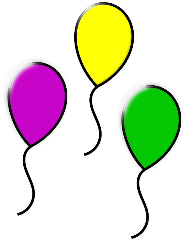 colored balloons